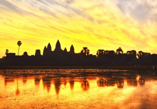 Stunning Sunrise of Angkor Wat
